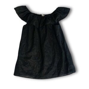 J.Crew Off-the-Shoulder Linen/Cotton Blend Blouse